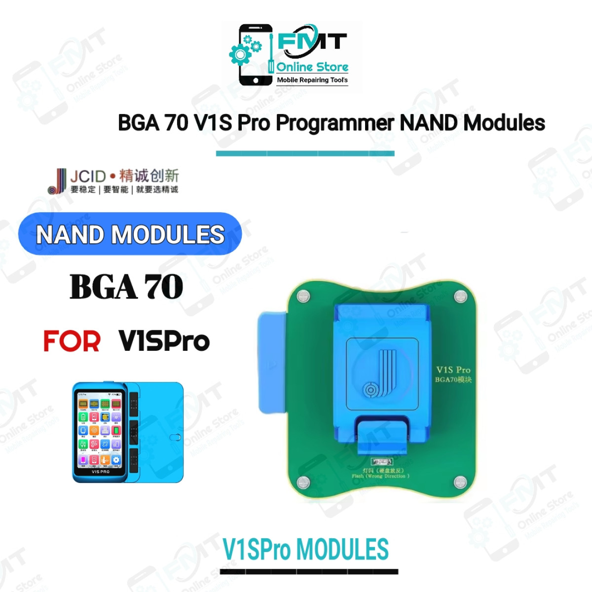 BGA70 V1S Pro Programmer NAND Read and Write Module | FMT Online Store