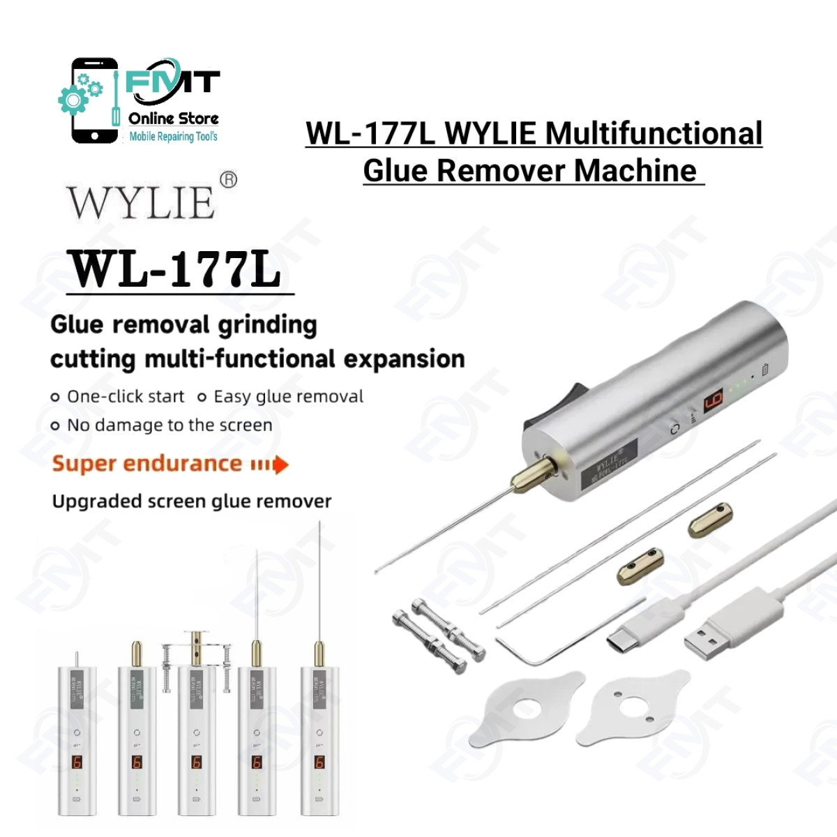 WL-177L WYLIE Multifunctional Glue Remover Machine