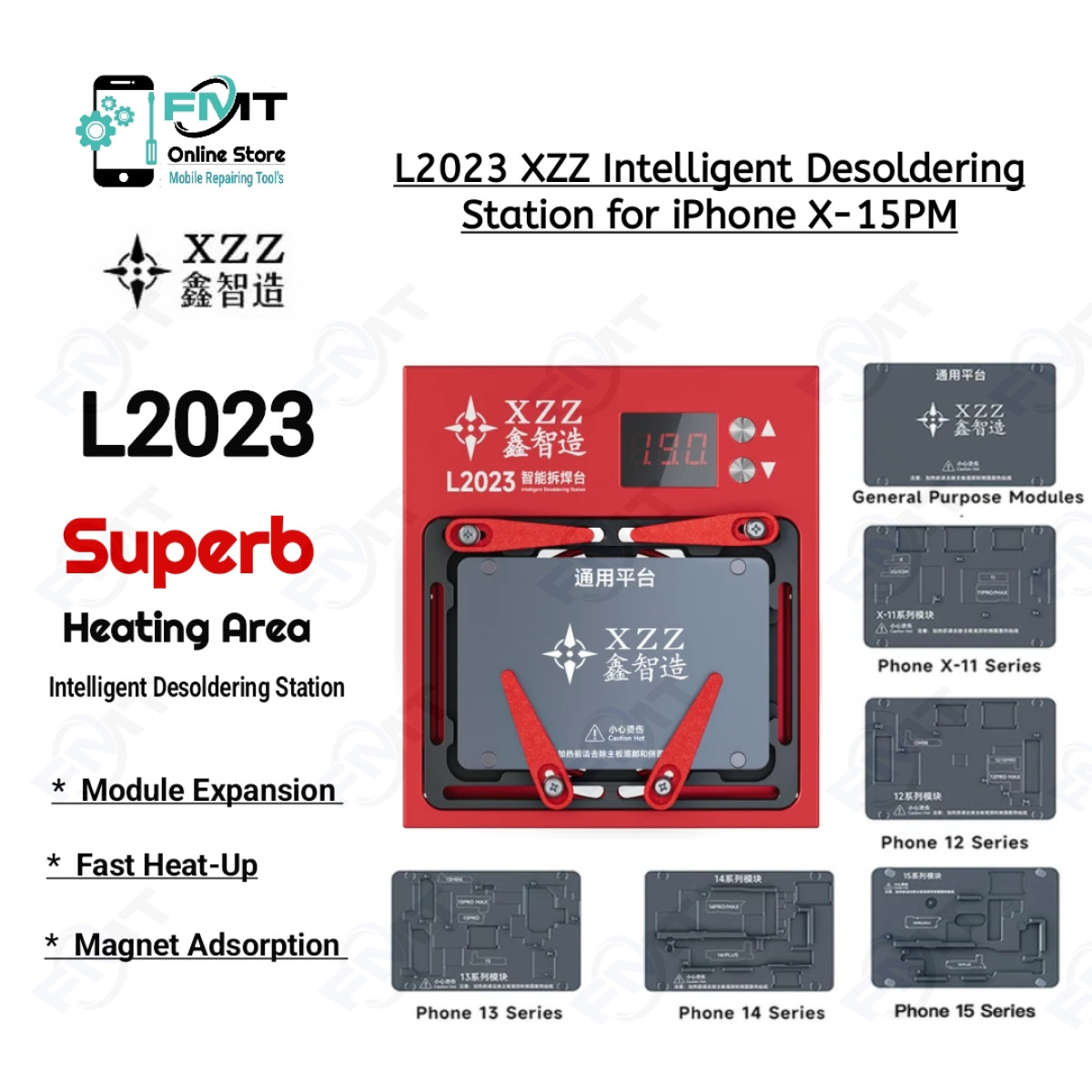 L2023 XZZ Intelligent Desoldering Station For iPhone X to 15 Pro Max