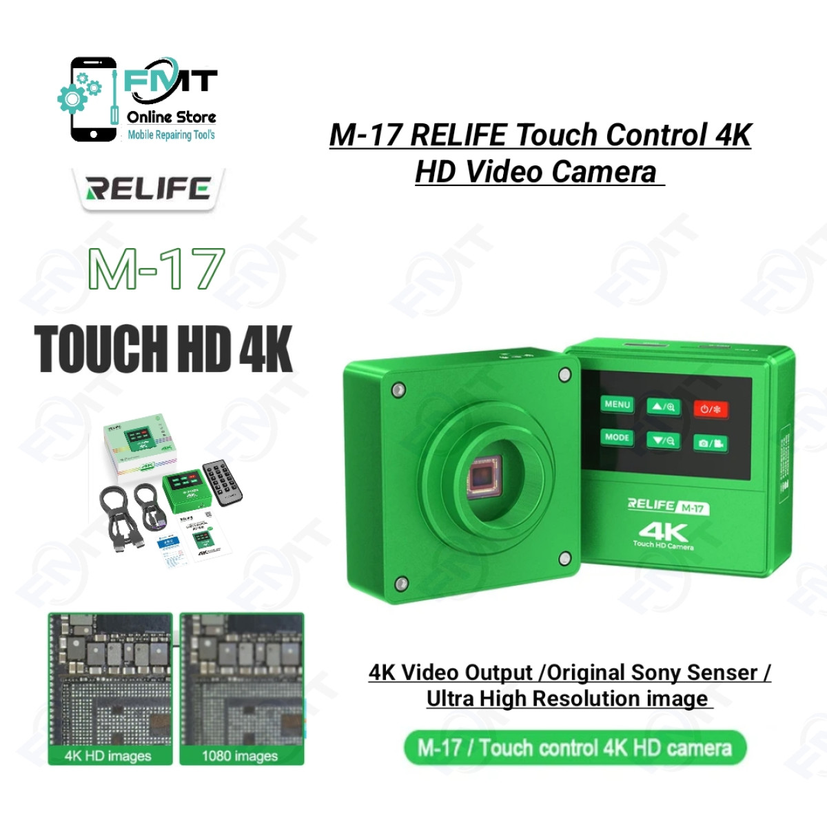 M-17 RELIFE Touch Control 4K HD Video Camera