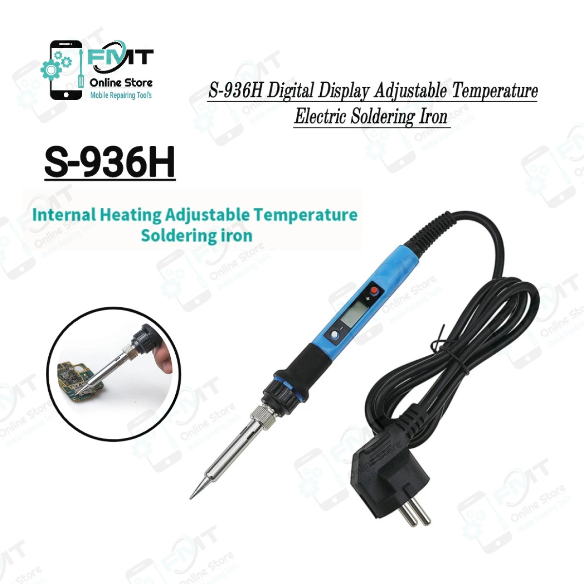 S-936H Digital Display Adjustable Temperature Electric Soldering Iron