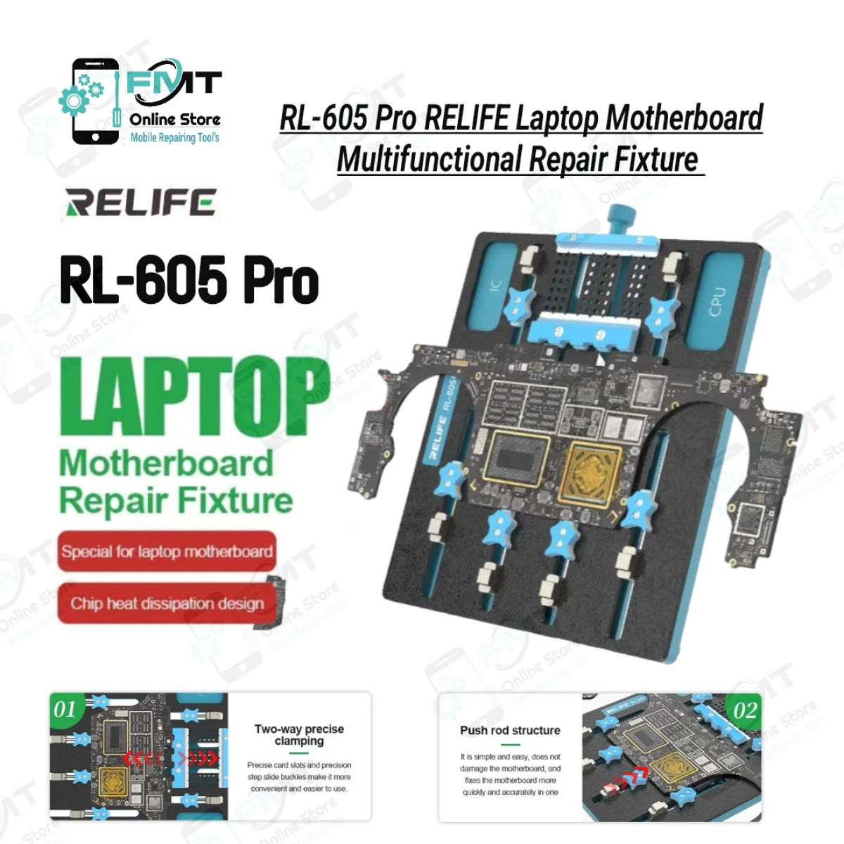 RL-605 PRO RELIFE LAPTOP Motherboard Multifunctional Repair Fixture