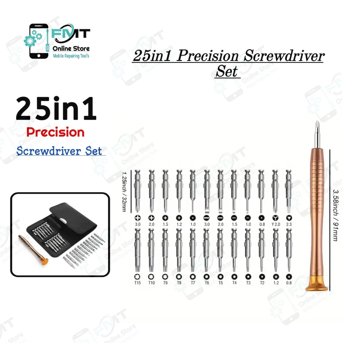 25in1 Precision Screwdriver Set