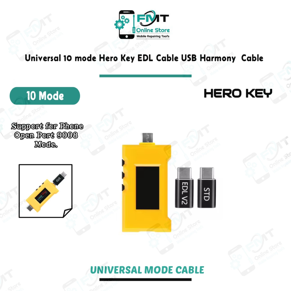 Universal 10 mode Hero Key EDL Cable USB Harmony  Cable