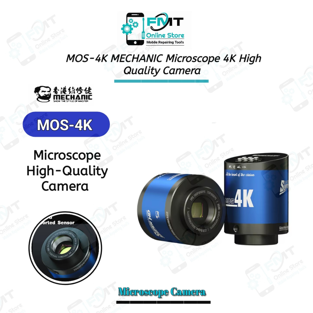 MOS-4K MECHANIC Microscope 4K High Quality Camera