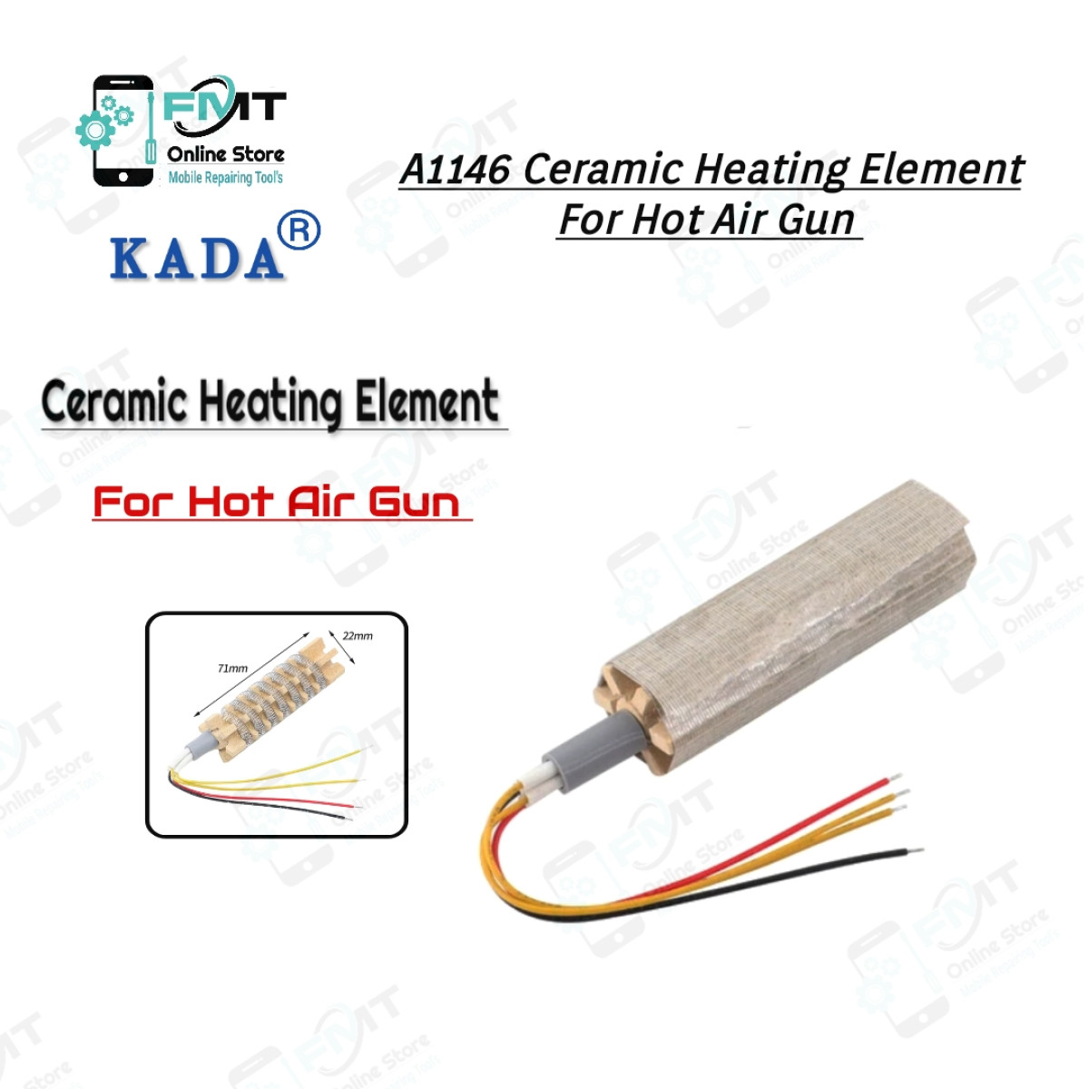 A1146 Ceramic Heating Element For Hot Air Gun