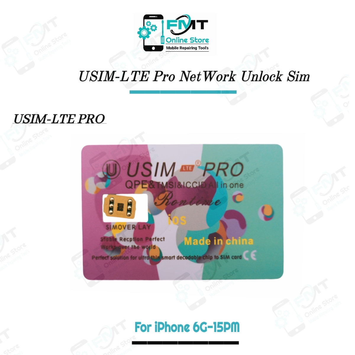 Single USIM-LTE PRO NetWork Unlock JV Sim