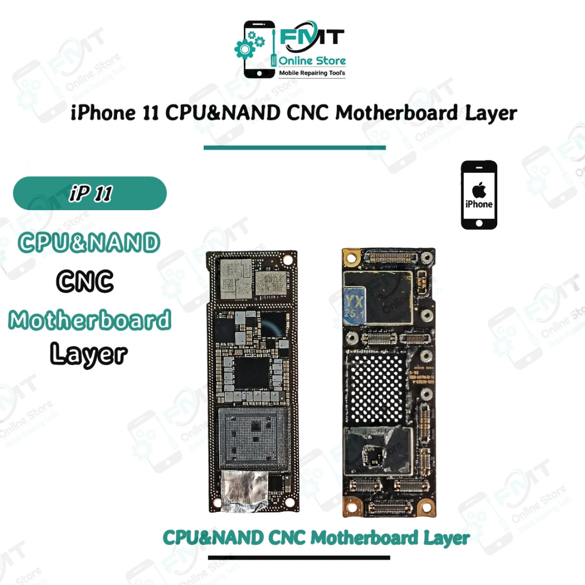 iPhone 11 CPU&NAND CNC Motherboard Layer For Swapping