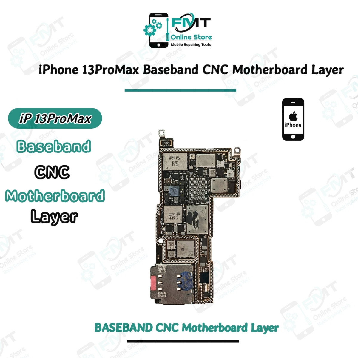 iPhone 13Promax Baseband CNC Motherboard For Swapping