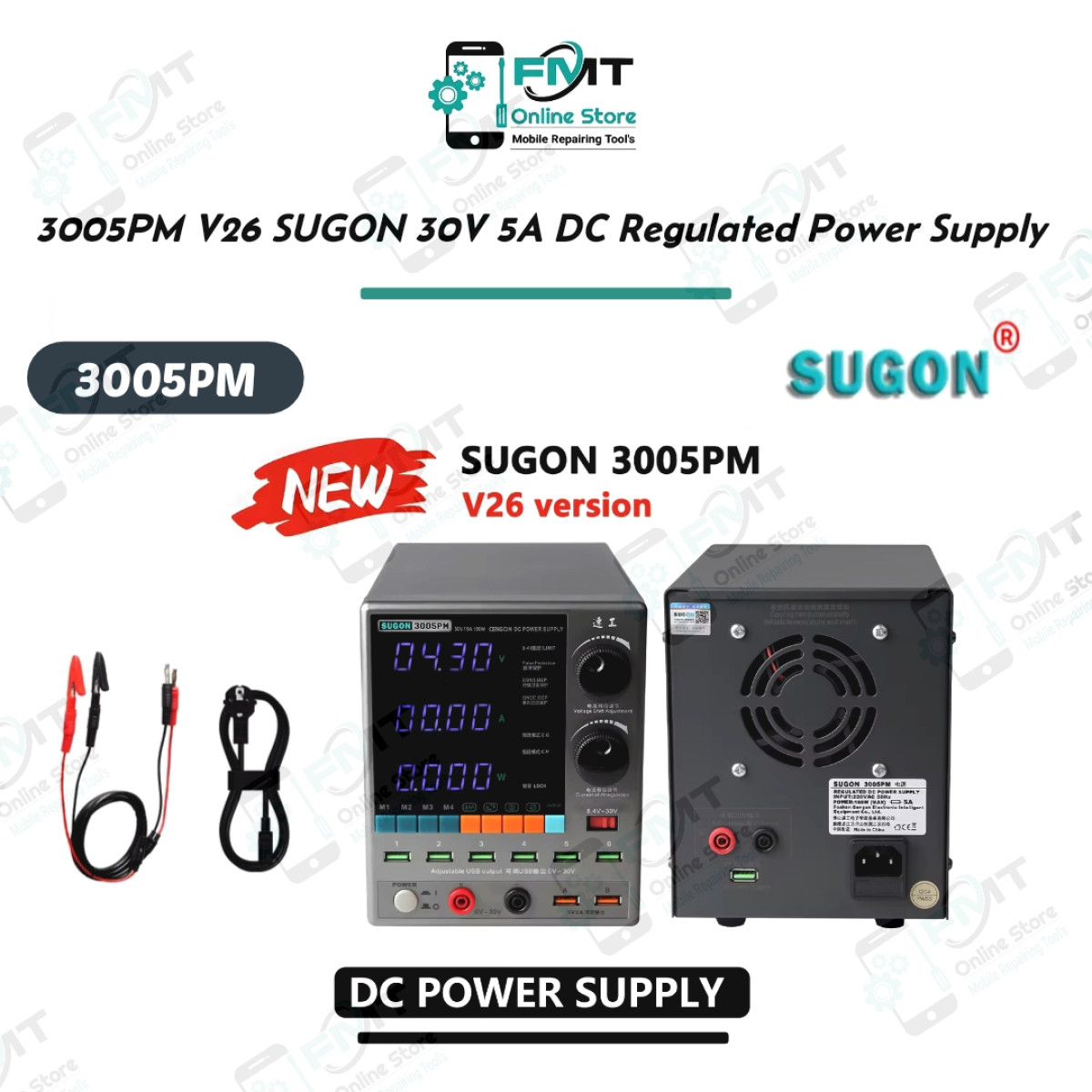 3005PM V26 SUGON 30V 5A DC Regulated Power Supply
