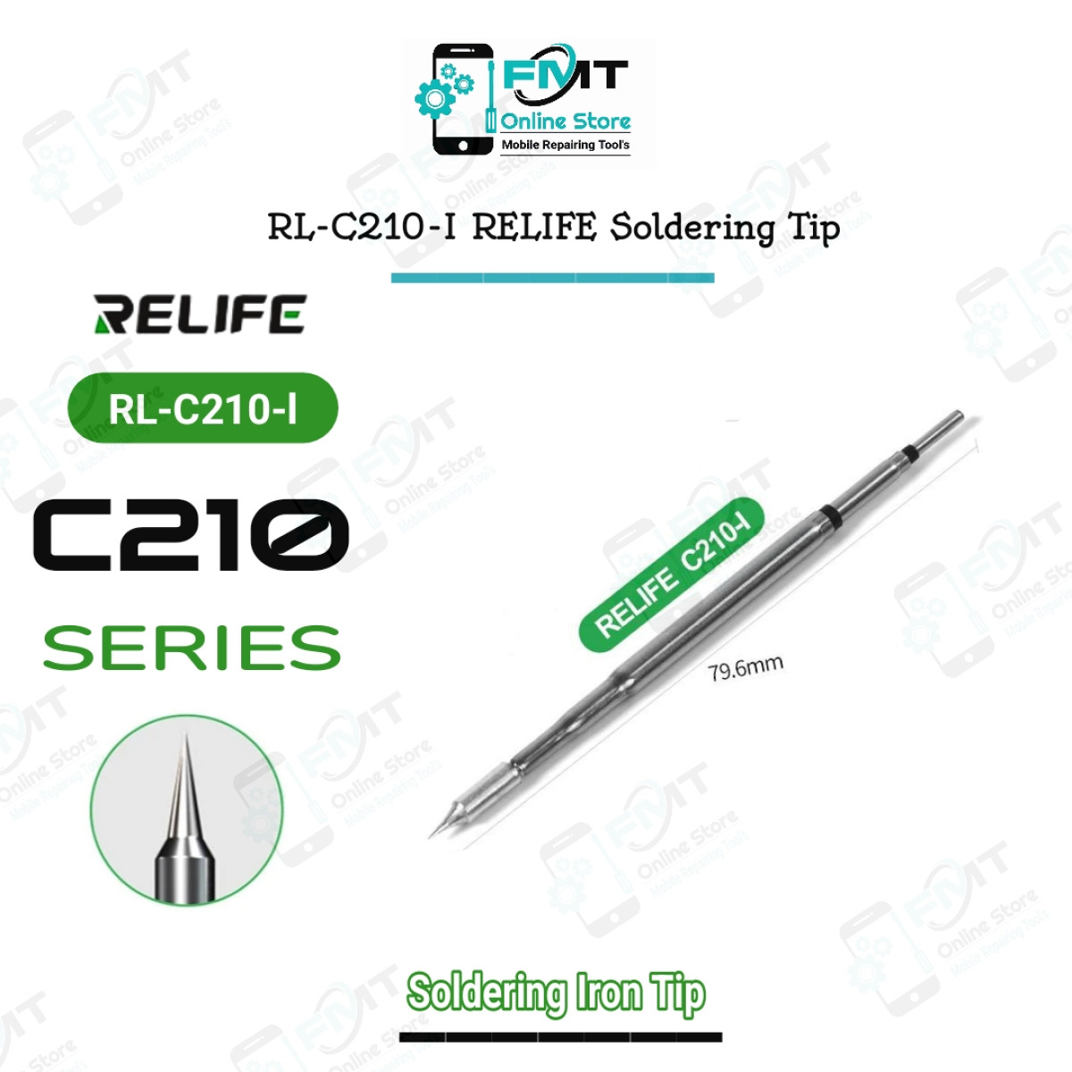 RL-C210-I RELIFE Straight C210 Universal Soldering Tip