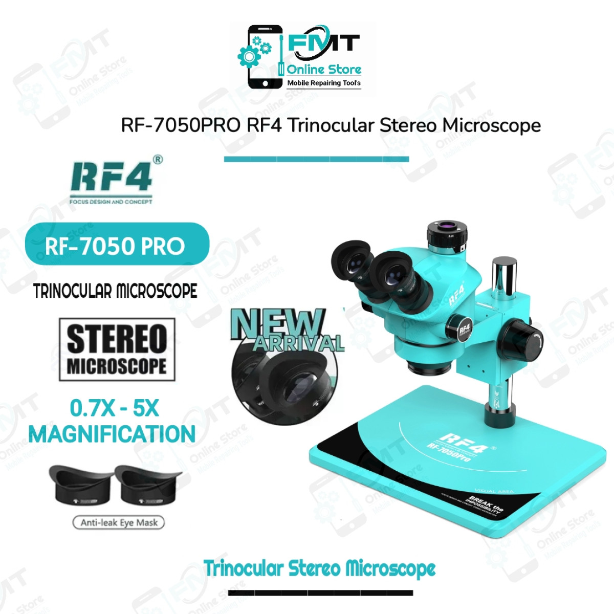 RF-7050PRO RF4 2025 Trinocular Stereo Microscope