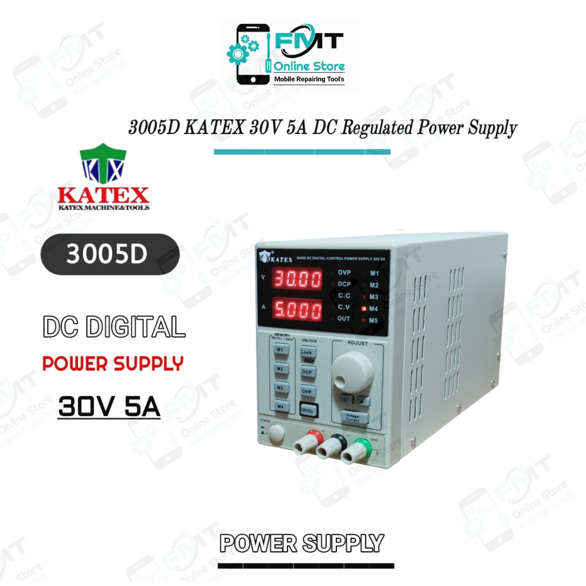 3005D KATEX 30V 5A DC Regulated Power Supply