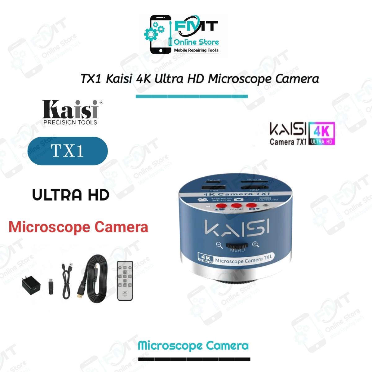 TX1 Kaisi 4K Ultra HD Industry Microscope Camera