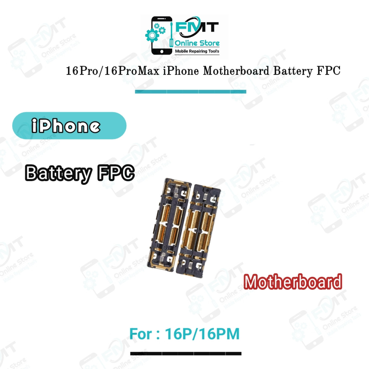 16P/16PM iPhone Motherboard Original Battery FPC