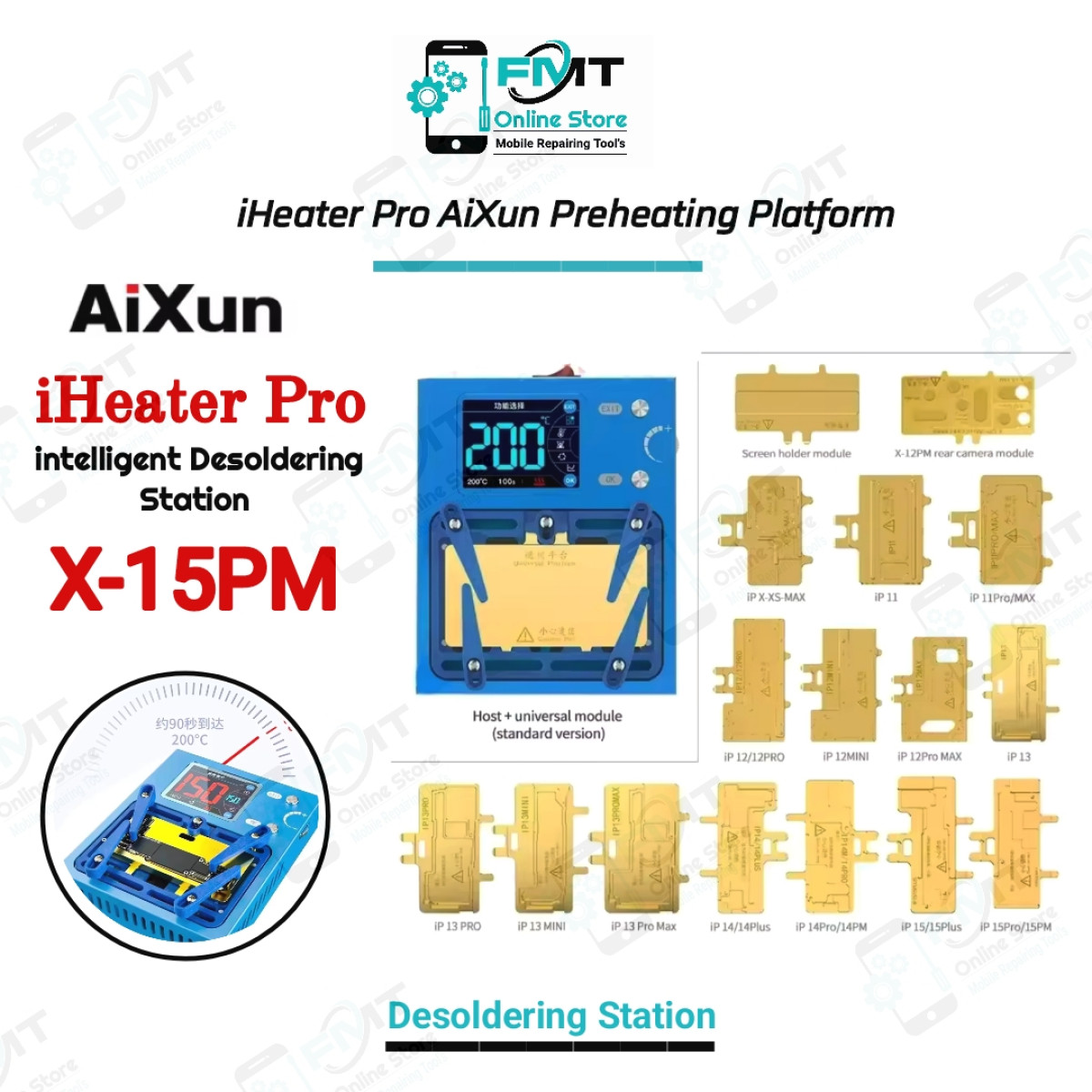 iHeater Pro AiXun iPhone X-15PM Preheating Platform