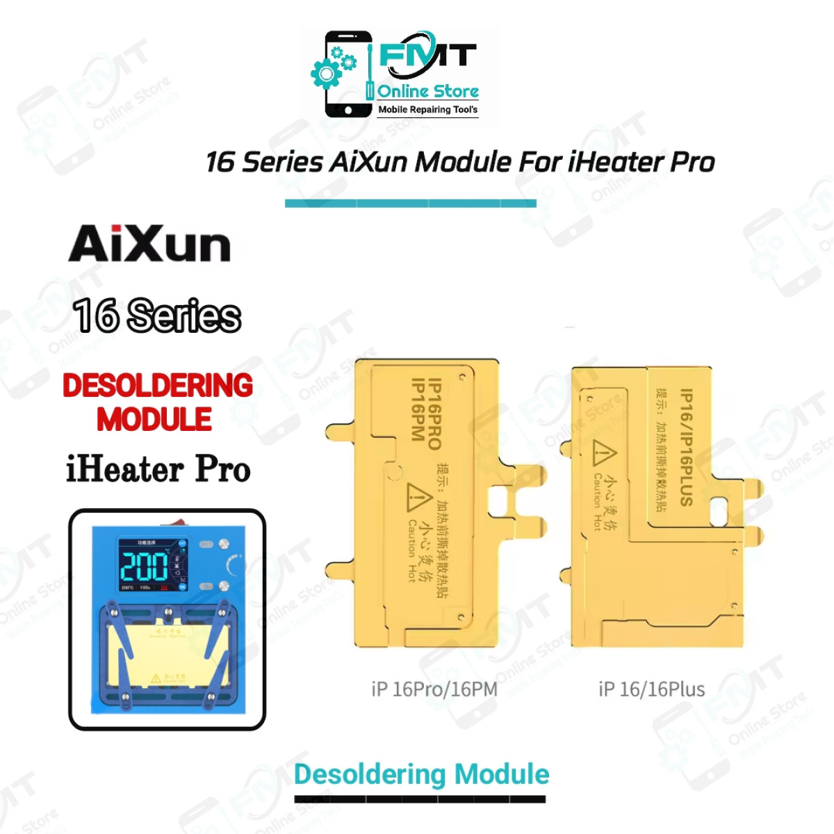 16 Series AiXun iHeater Pro Desoldering Modules