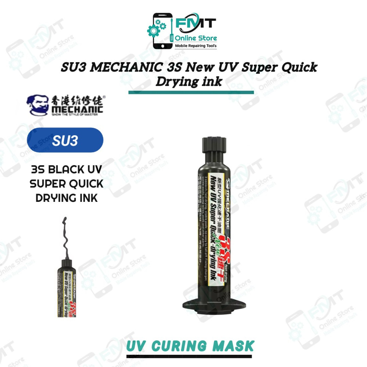 SU3 MECHANIC 3S  UV Super Quick Drying ink
