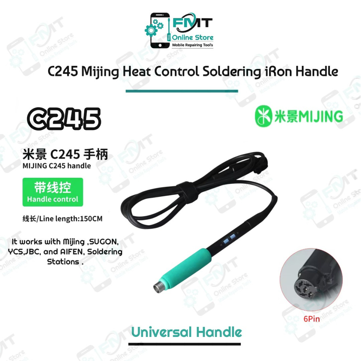 C245 Mijing Heat Control Soldering iRon Handle