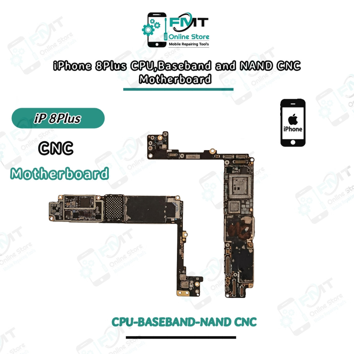 iPhone 8Plus Qualcomm CPU,Baseband and NAND CNC Motherboard