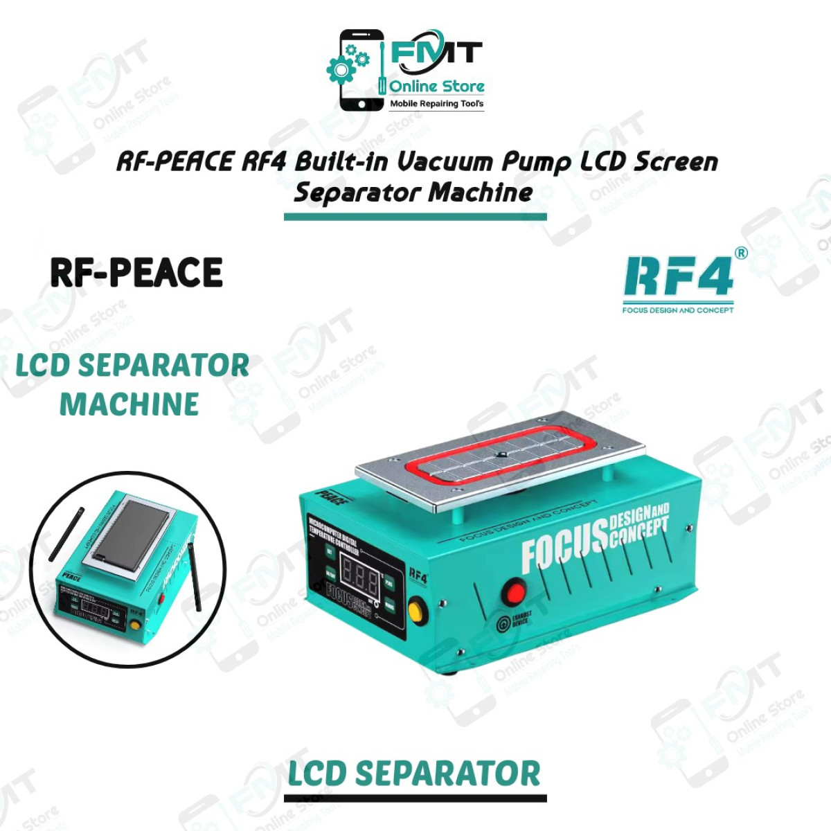 RF-PEACE RF4 Built-in Vacuum Pump LCD Screen Separator Machine