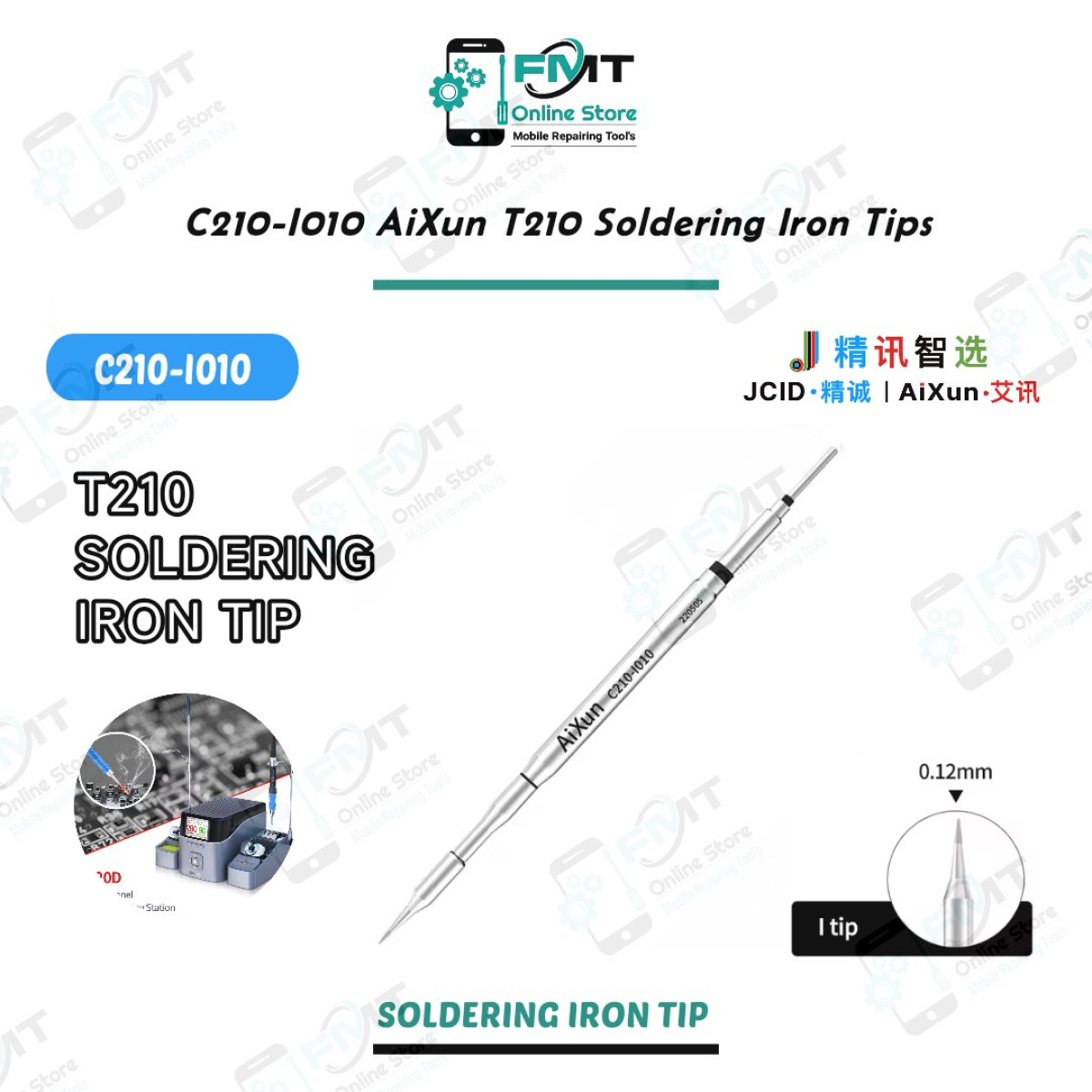C210-I010 AiXun T210 Soldering Iron Tips