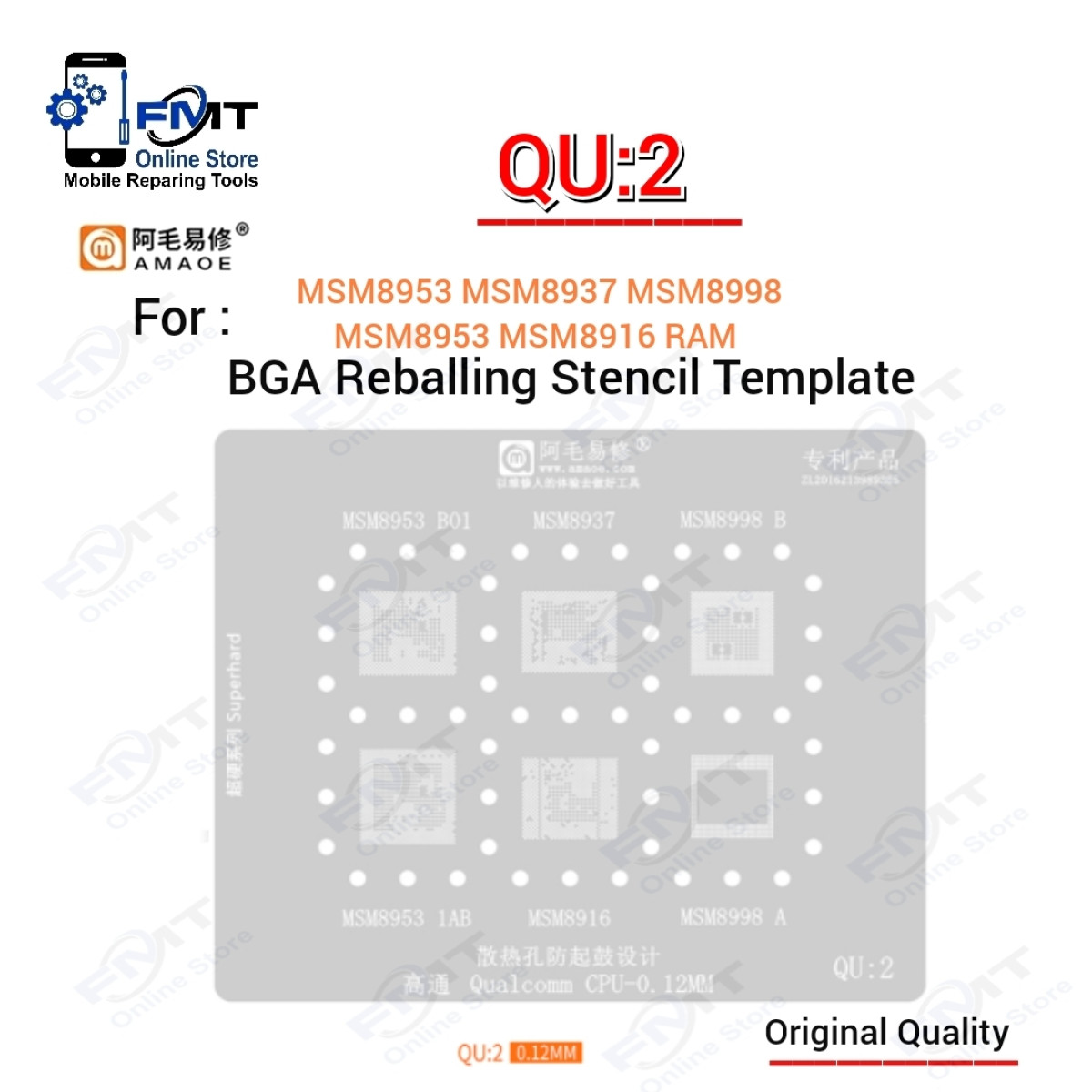 QU:2 AMAOE Stencil