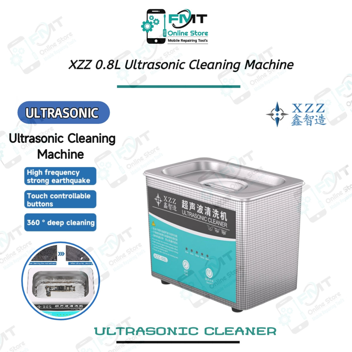 XZZ 0.8L Ultrasonic Cleaning Machine