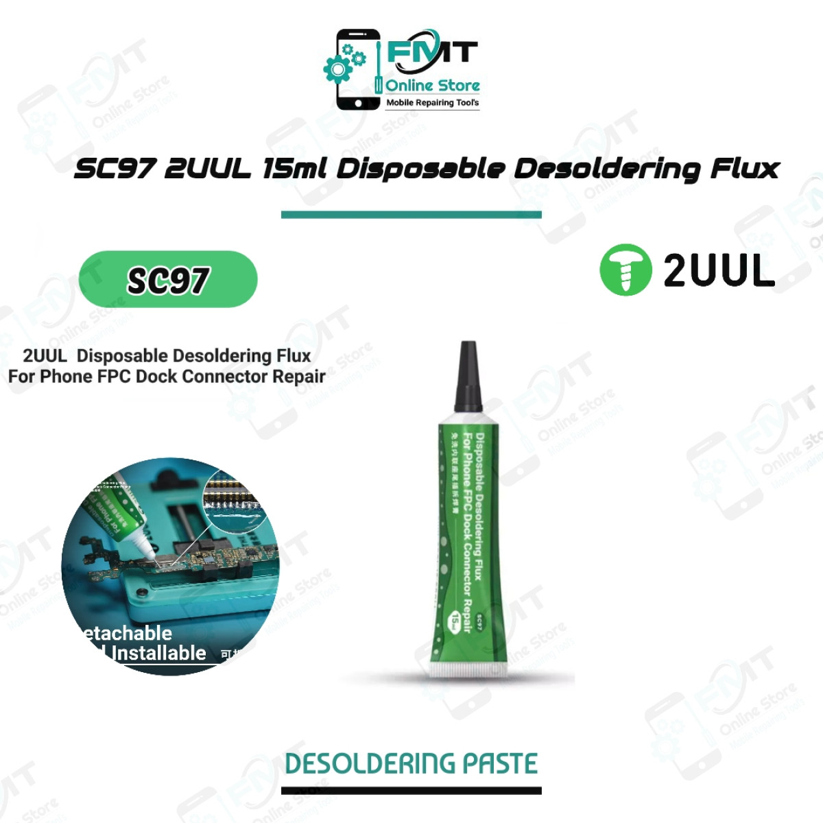 SC97 2UUL 15ml Disposable Desoldering Flux