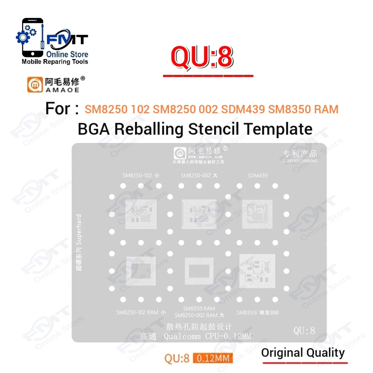 QU:8 AMAOE Stencil