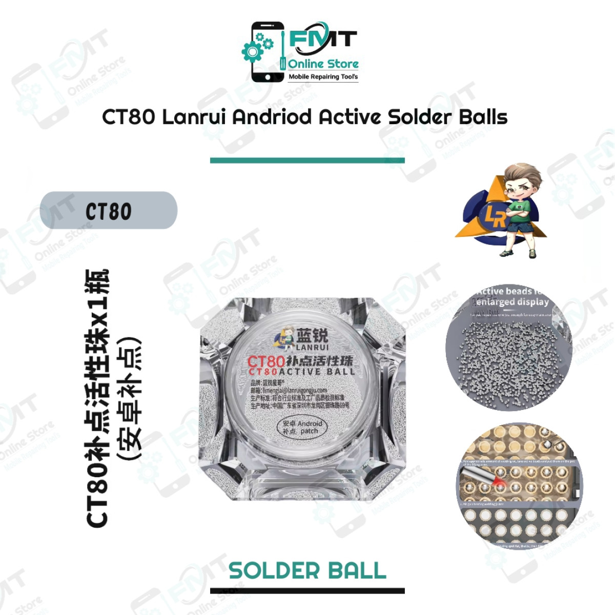 CT80 LanRui Andriod Active Balls Soldering Wire Without Looping Flying Wire