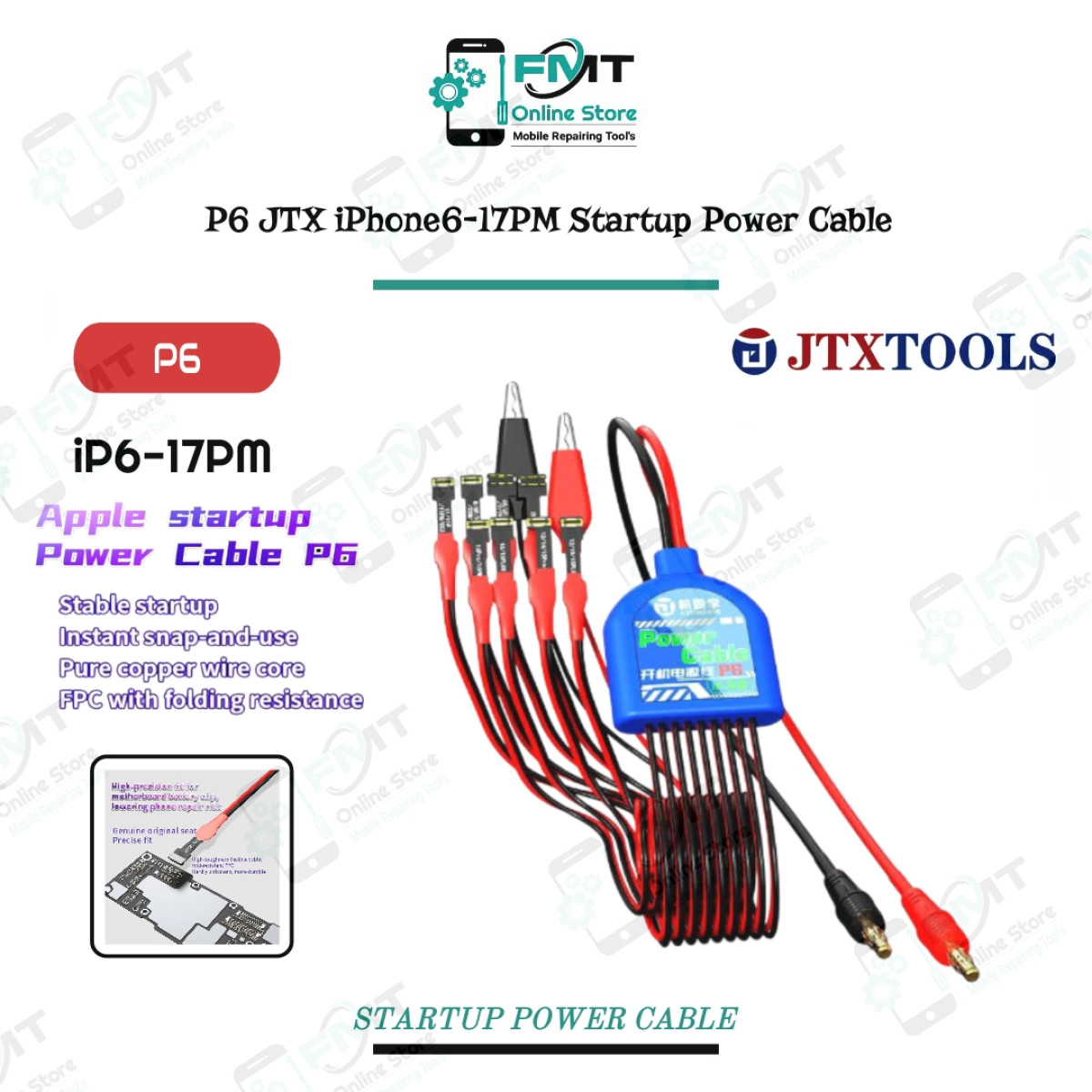 P6 JTX iPhone6-17PM Startup Power Cable
