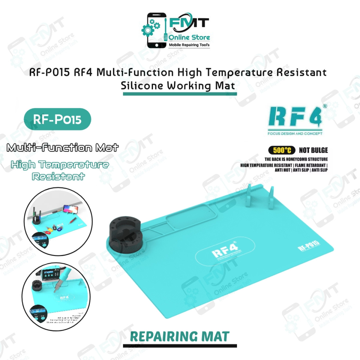 RF-P015 RF4 Multi-Function High Temperature Resistant Silicone Mat