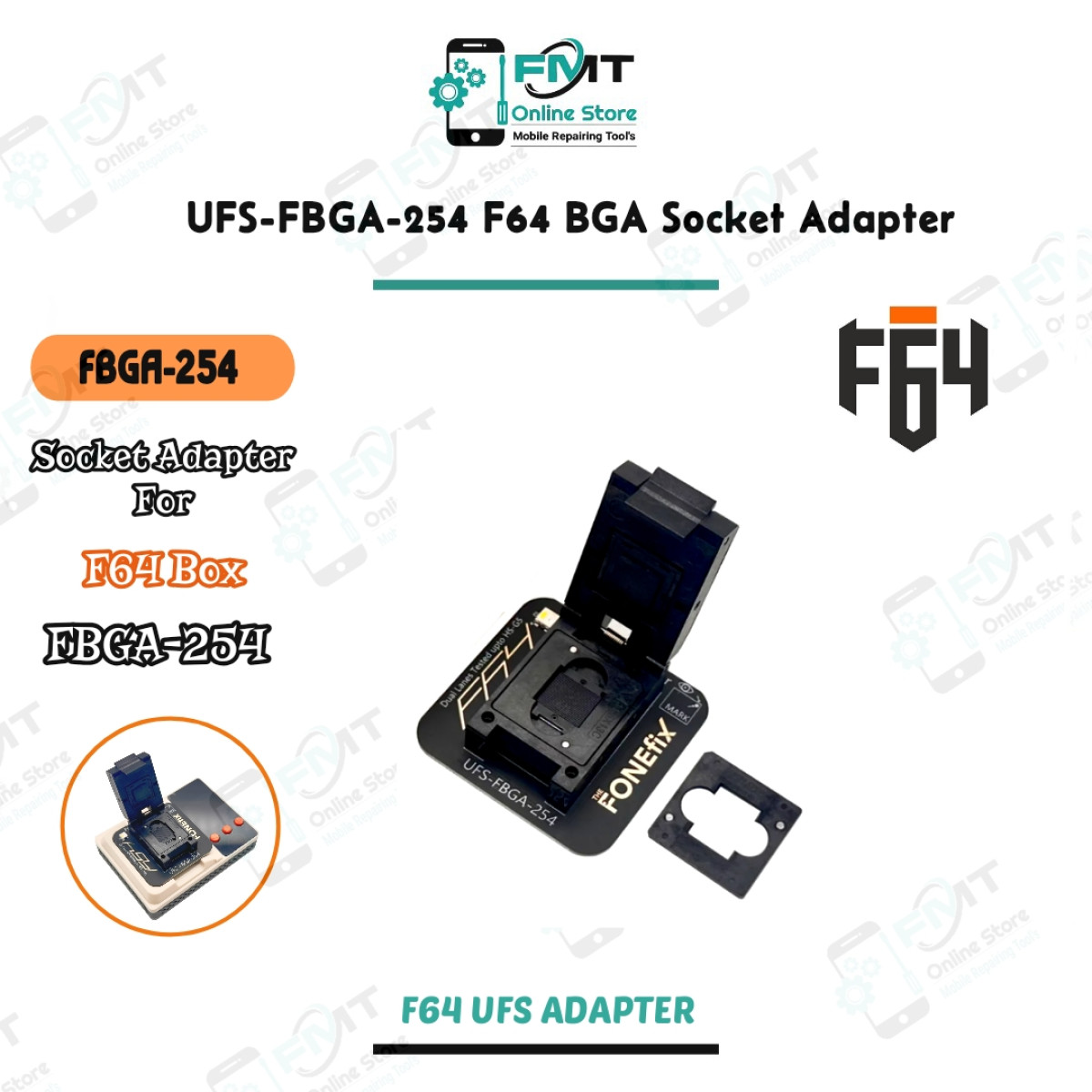 UFS-FBGA-254 F64 BGA Socket Adapter