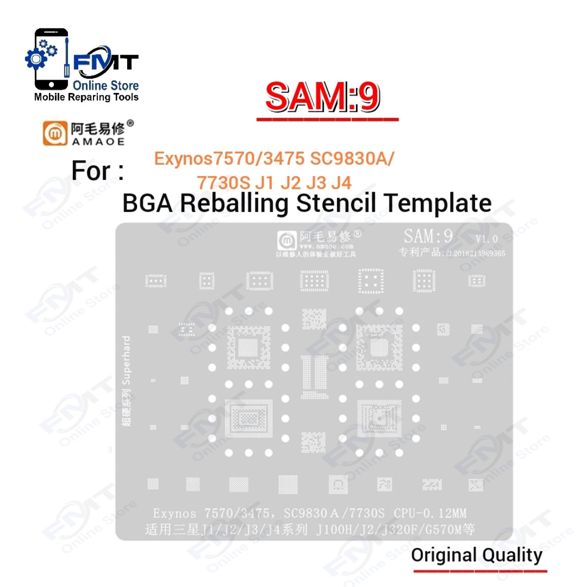 SAM:9 AMAOE Stencil