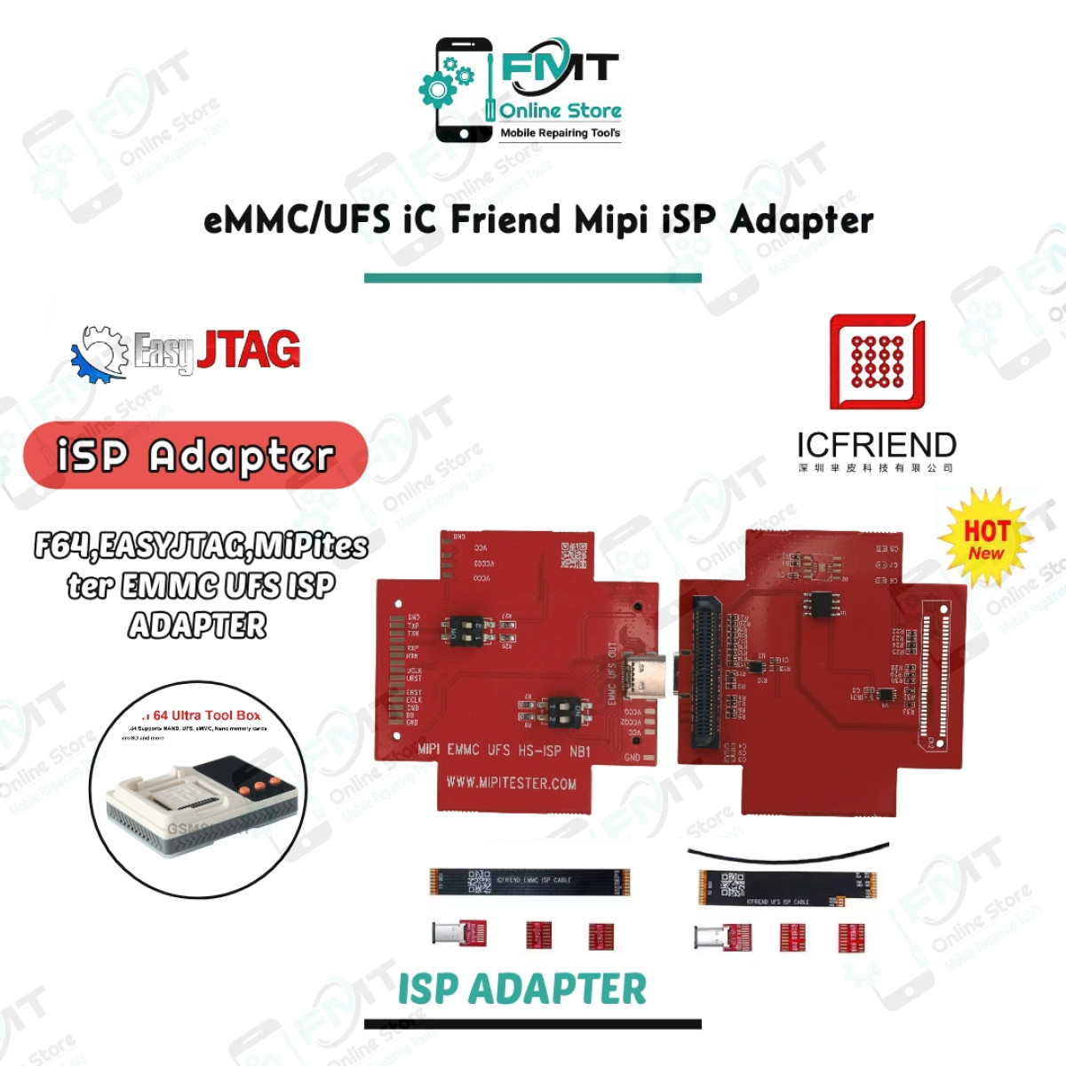eMMC/UFS iC Friend Mipi iSP Adopter