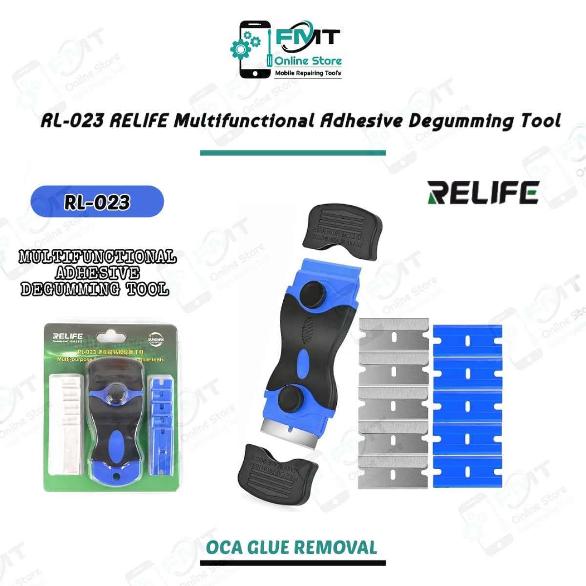 RL-023 RELIFE Multifunctional Adhesive Degumming Tool