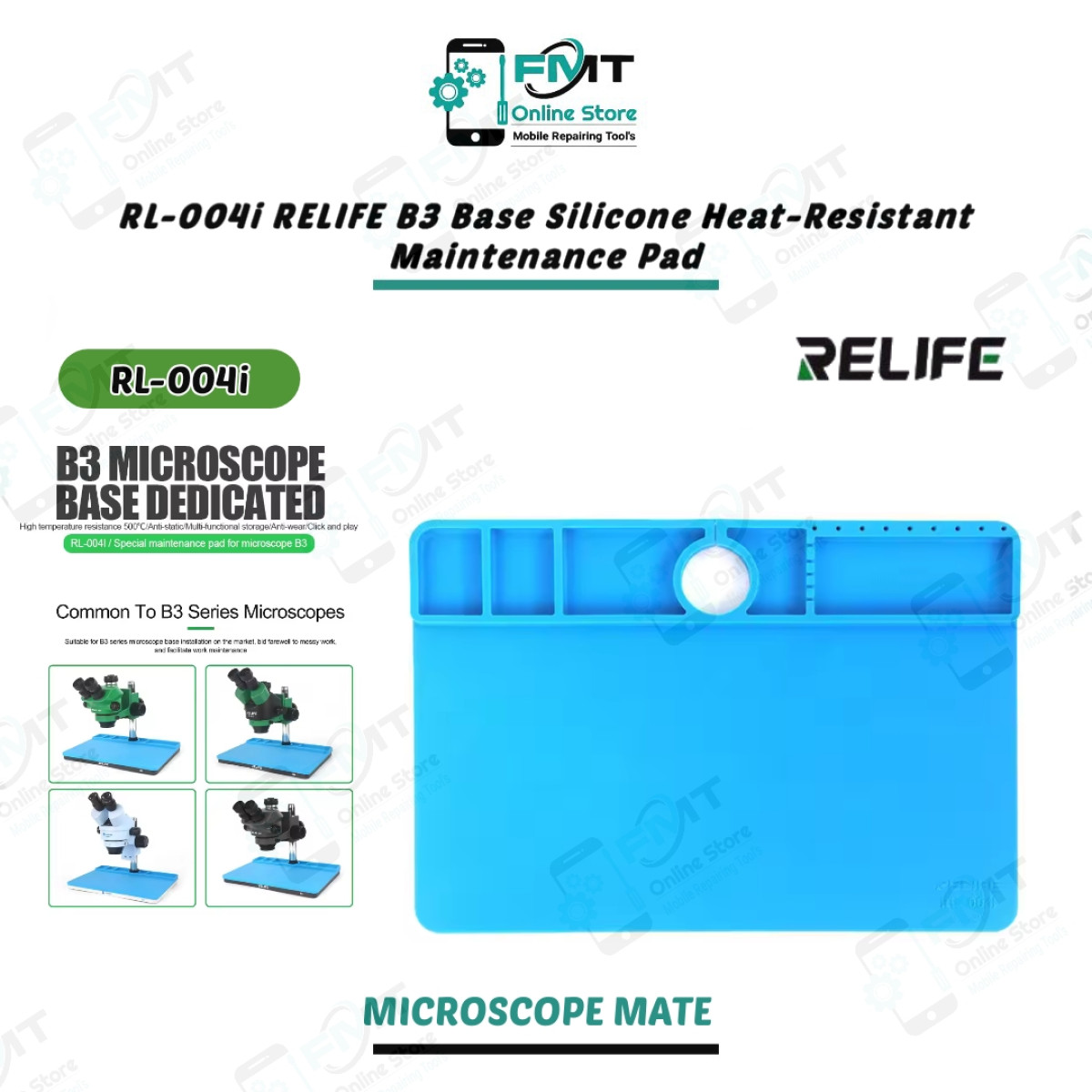 RL-004i RELIFE B3 Base Silicone Heat-Resistant Maintenance Pad