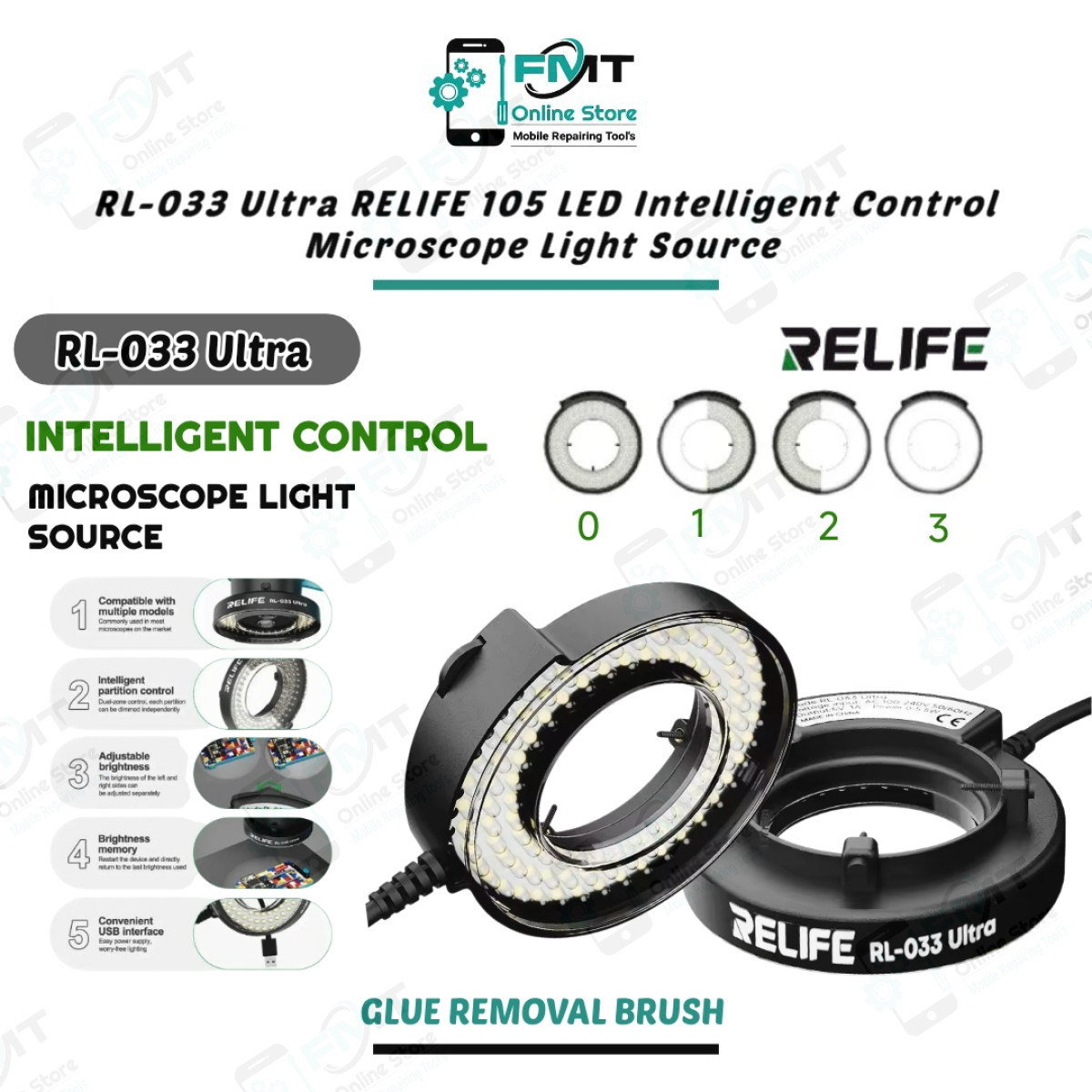 RL-033 Ultra RELIFE 105 LED intelligent Control Microscope Light Source