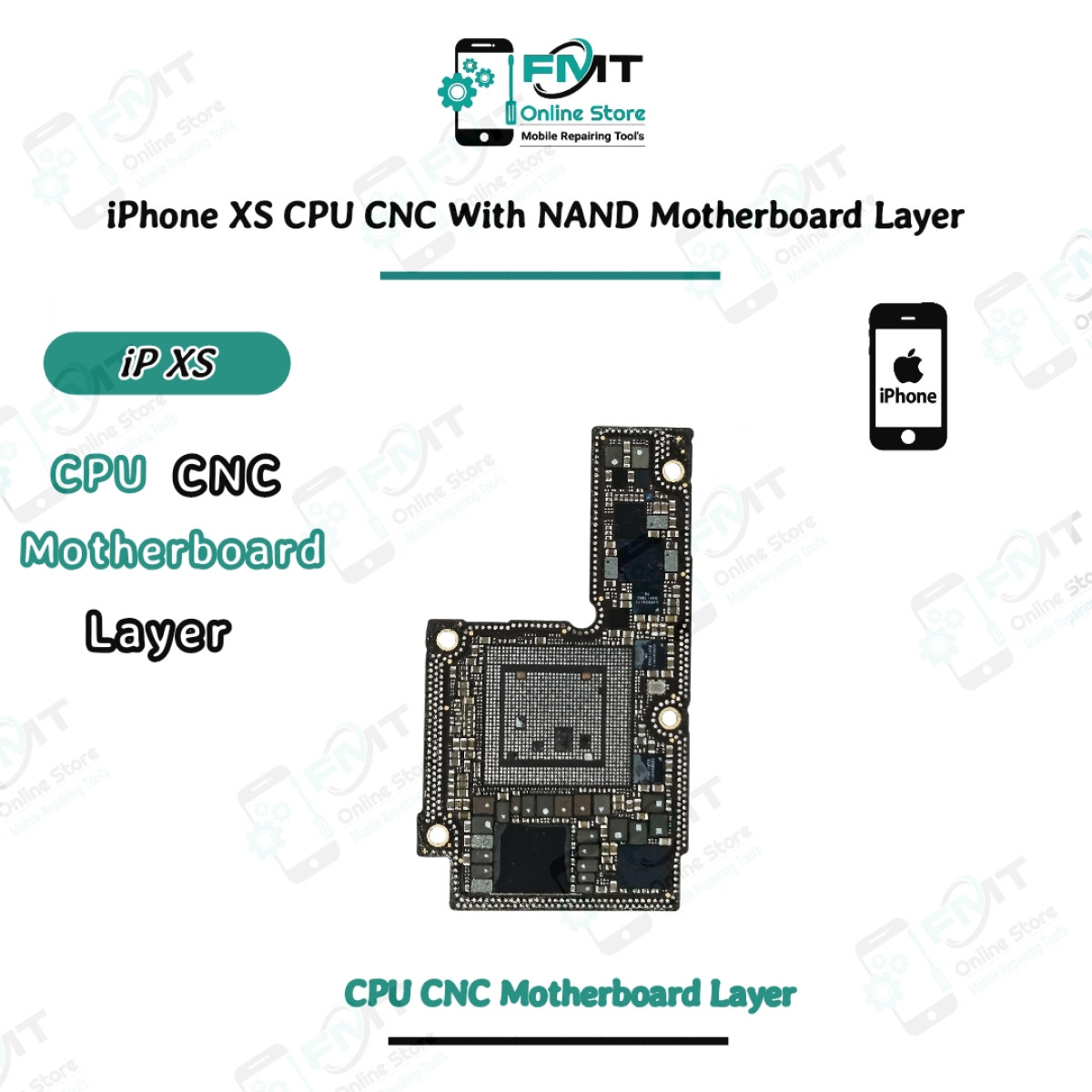 iPhone XS CPU CNC With NAND Motherboard Layer For Swapping