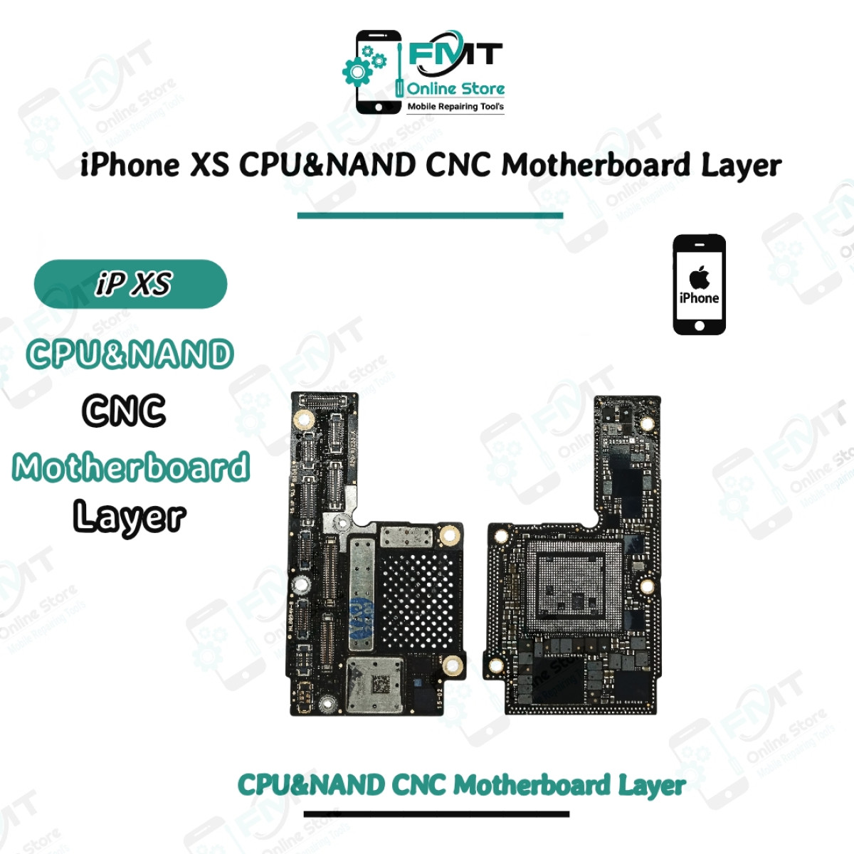 iPhone XS CPU&NAND CNC Motherboard Layer  For Swapping