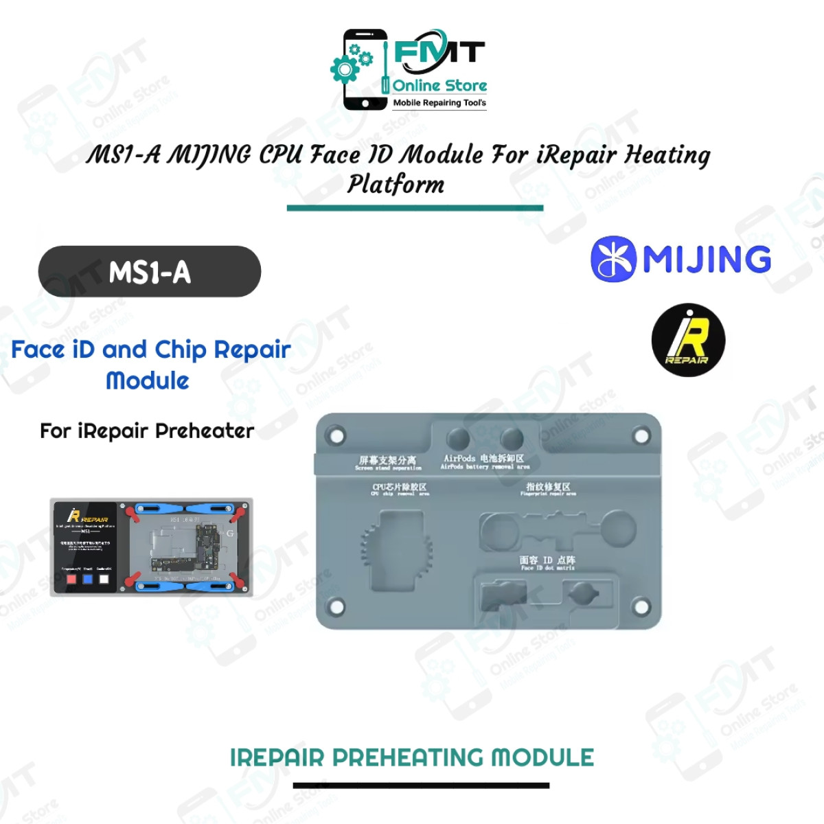 MS1-A Mijing  CPU Face ID Module For iRepair Heating Platform
