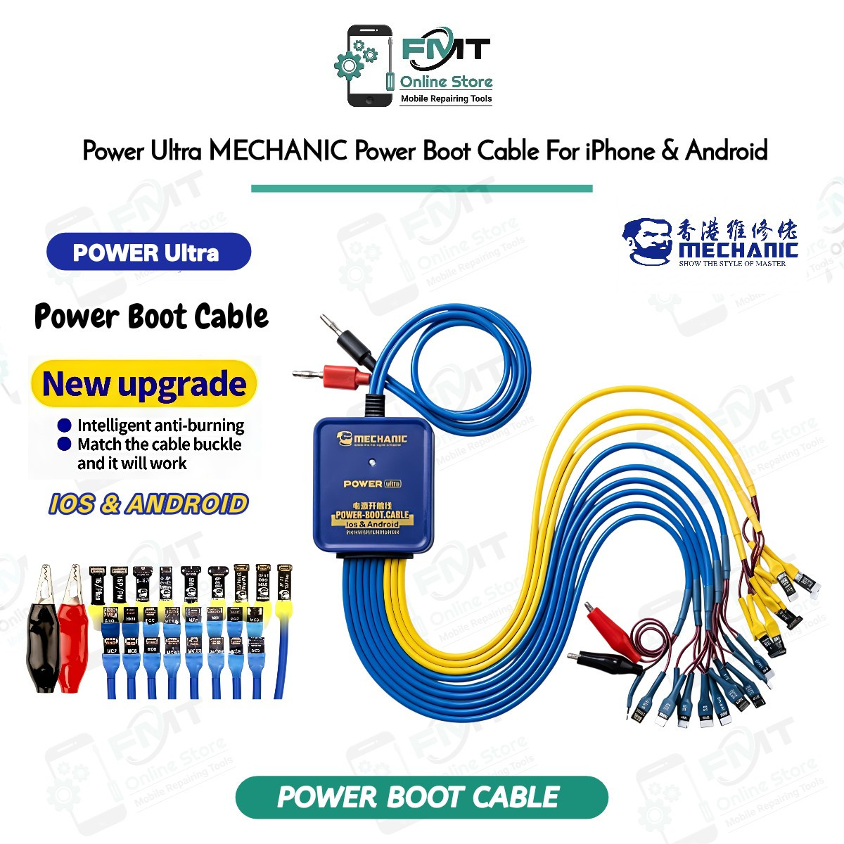 Power Ultra MECHANIC Power Boot Cable For iPhone & Android