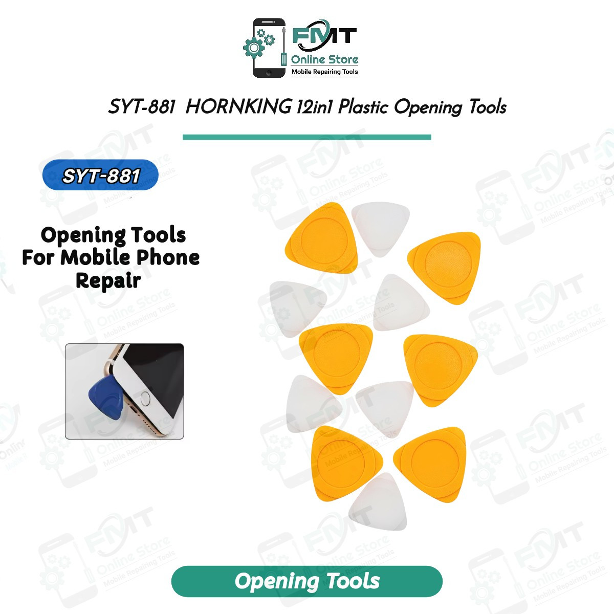 SYT-881  HORNKING 12in1 Plastic Opening Tools