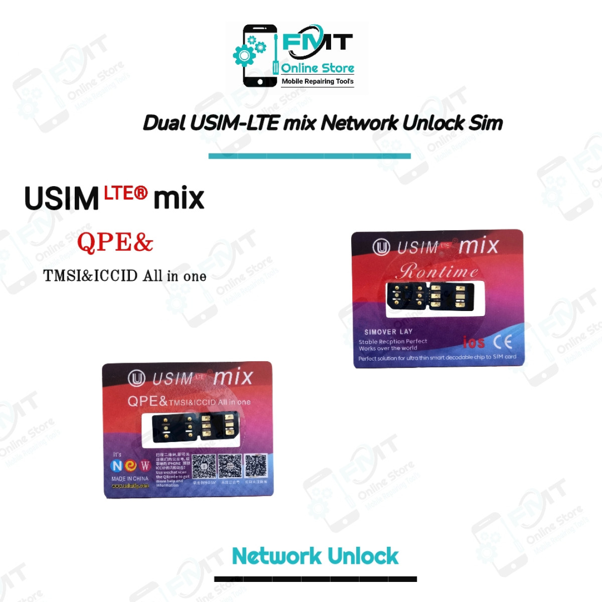 Dual USIM-LTE mix Network Unlock JV Chip