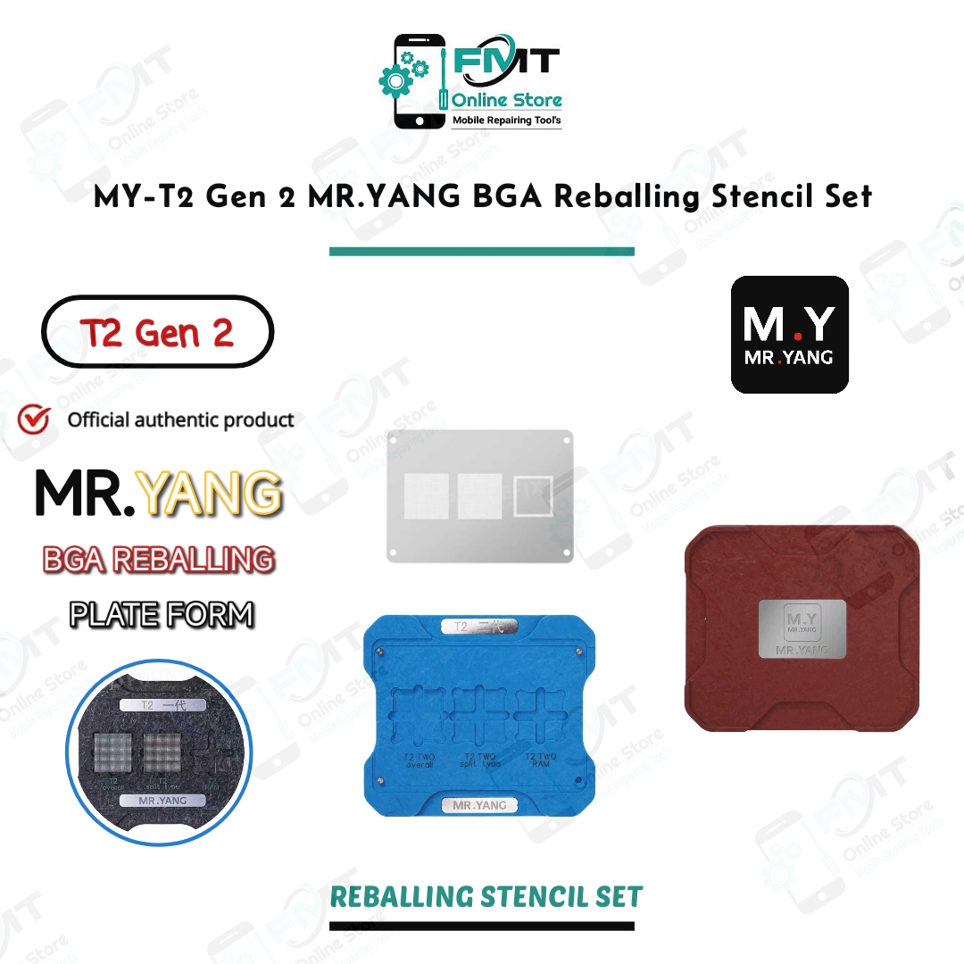 BGA REBALLING STENCILS +MAGNETIC PLATFORM